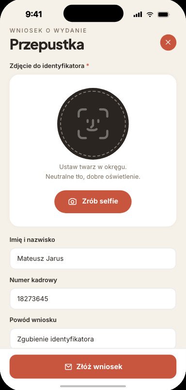 Przepustki zakładowe